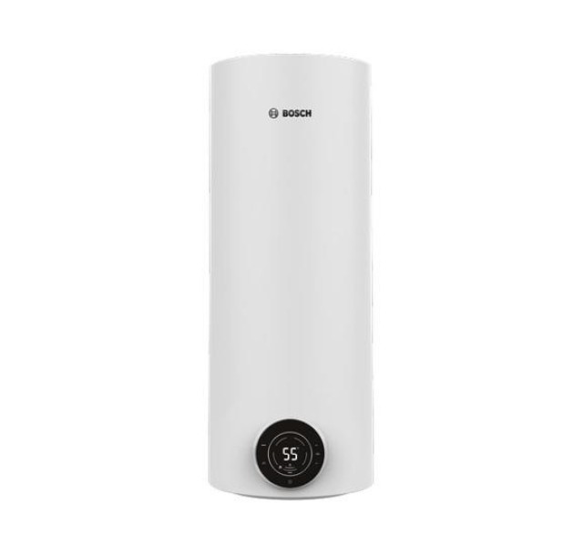 Водонагрівач електр. BOSCH круглий Tronic 4000T, 50л, 1,5кВт, сухий тен, вертикальний монтаж, електр. кер-ння, B, білий