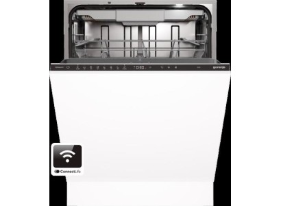 Посудомийна машина Gorenje вбудовувана, 16компл., A+++, 60см, інвертор,Wi-Fi, AquaStop, сенсорн.упр, 3и кошики, білий