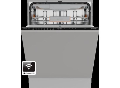 Посудомийна машина Gorenje вбудовувана, 16компл., A+++, 60см, інвертор,Wi-Fi, сенсорн.упр, 3и кошики, білий