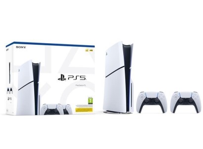 Ігрова консоль PlayStation 5 Slim Blu-ray (2 геймпади Dualsense)
