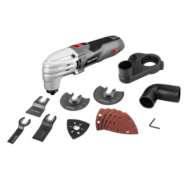 Багатофункціональний інструмент реноватор GRAPHITE 250Вт 15000-21000об·хв 1.35кг кейс