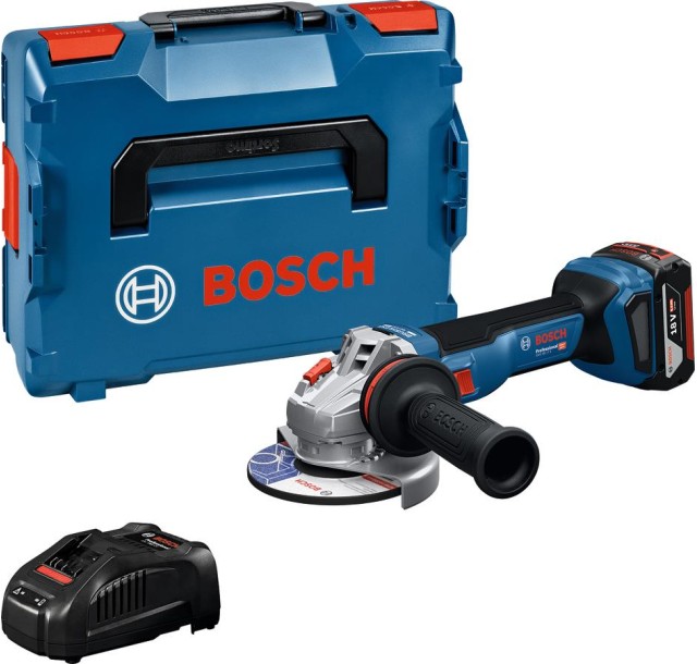 Шліфмашина кутова акумуляторна Bosch GWS 18V-11S 125мм 18В 1x5А·год 0-9000об·хв 1.7кг кейс ЗП  GAL1880CV