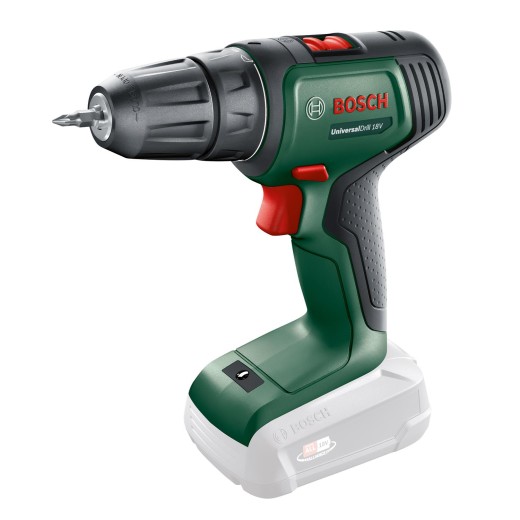 Шуруповерт-дриль Bosch UniversalDrill 18V, 2x1.5Ач, 40Нм, 440/1450 об/хв, ЗП, 1.2кг, кейс