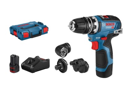 Шурупокрут-дриль акумуляторний Bosch GSR 12V-35 FC 18В 2х3.0А·год 20·350Нм 0·1750об·хв кейс L-Boxx 2.1кг