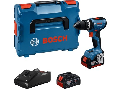 Шурупокрут-дриль акумуляторний Bosch GSR 18V-65 18В 2х5А·год 21·55Нм 0-550·0-2100об·хв ЗП GAL18V-40 1.06кг