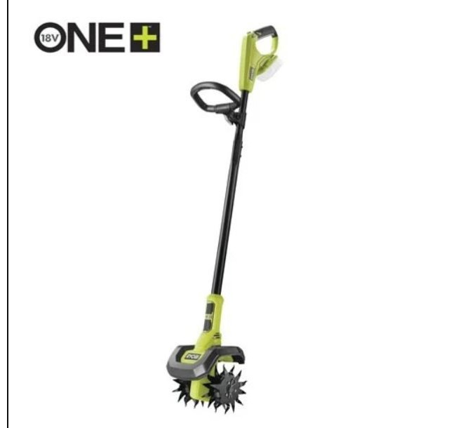 Культиватор акумуляторний Ryobi ONE+ RY18CVA-0 18В 200/250/300об·хв 4.8кг без АКБ та ЗП