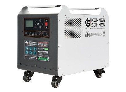 Портативна електростанція Konner&Sohnen KS 2500PS, 2500Вт, 2560 Вт·год, LifePo4, 31кг