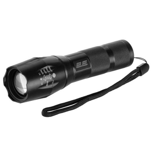 Ліхтар ручний акумуляторний 2E FLBL1812BI Micro-USB 1200мА·год 1200лм 10Вт 4 режими освітлення функція Power Bank IPX4 0.1кг