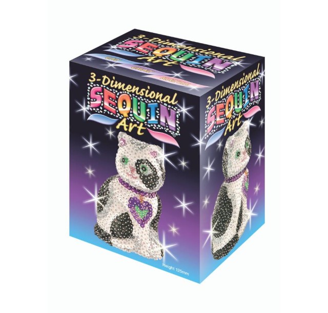 Набір для творчості Sequin Art 3d Кошеня