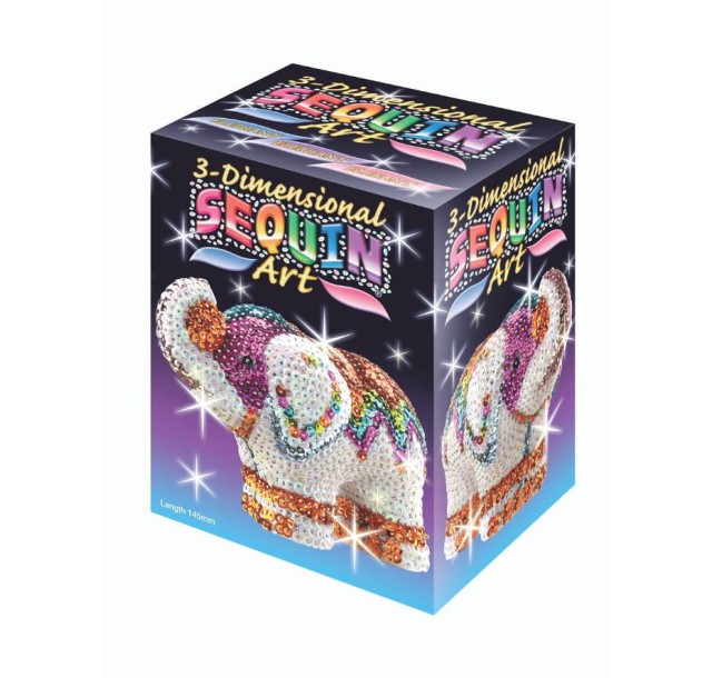 Набір для творчості Sequin Art 3d Слон