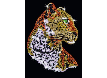 Набір для творчості Sequin Art Blue Леопард 25*34см