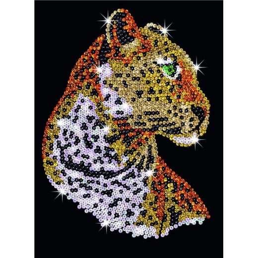 Набір для творчості Sequin Art Blue Леопард 25*34см