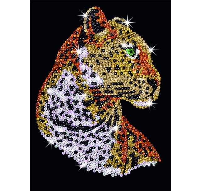 Набір для творчості Sequin Art Blue Леопард 25*34см