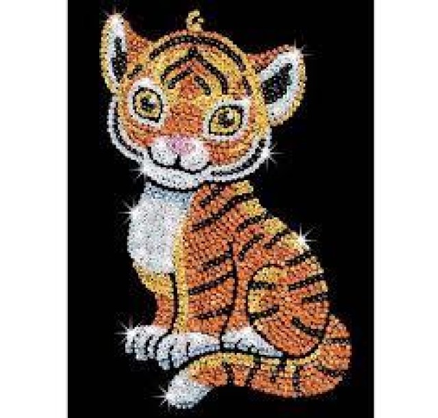 Набір для творчості Sequin Art Red Тигр Тіа 25*34см
