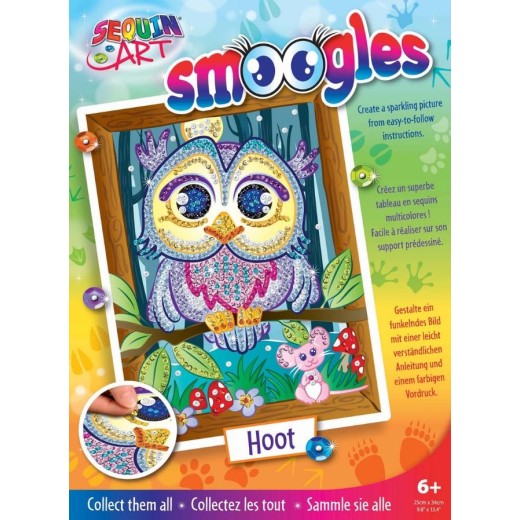 Набір для творчості Sequin Art Smoogles Сова 25*34см