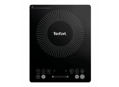Плитка настільна Tefal індукційна Everyday Slim, комфорок - 1 на 2.1кВт, керування - сенсорне, пррограм - 6, чорний