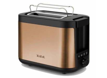Тостер Tefal Coppertinto 850Вт, розморожування, метал, бронзовий