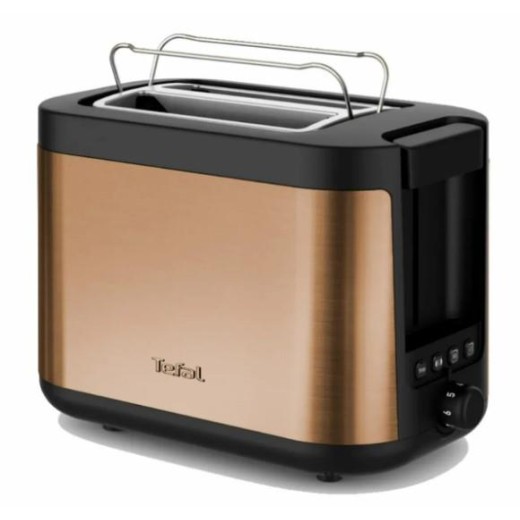 Тостер Tefal Coppertinto 850Вт, розморожування, метал, бронзовий