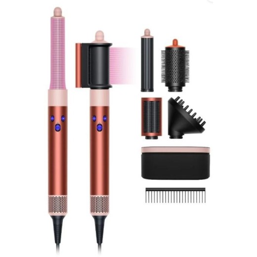 Стайлер Dyson Airwrap HS05 Complete Long Volumise, 1300Вт, темп.режимів-3, D -30,40mm,  насадок-6, гребінець, кераміка, мідно-рожевий