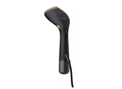Відпарювач PHILIPS компактний, 1500Вт, 100 и 200мл, постійна пара - 28гр, керам. підошва, чорний