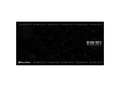 Ігрова поверхня GravaStar Gaming Pad, XL (800x400x3мм), чорний