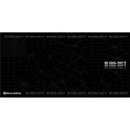 Ігрова поверхня GravaStar Gaming Pad, XL (800x400x3мм), чорний