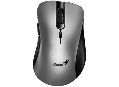 Миша Genius Ergo 8100S, Silent, AI, WL, сірий