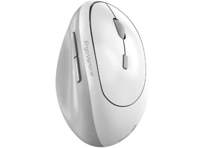 Миша Genius Ergo 8350S, Silent, AI, WL, біло-сірий