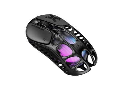 Миша GravaStar Mercury M2, BT/WL/USB-A, RGB, чорно-прозорий