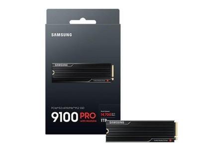 Накопичувач SSD Samsung M.2 1TB PCIe 5.0 9100PRO+ радіатор