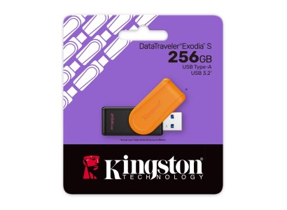 Накопичувач Kingston  256GB USB 3.2 Type-A Gen1 DT Exodia S