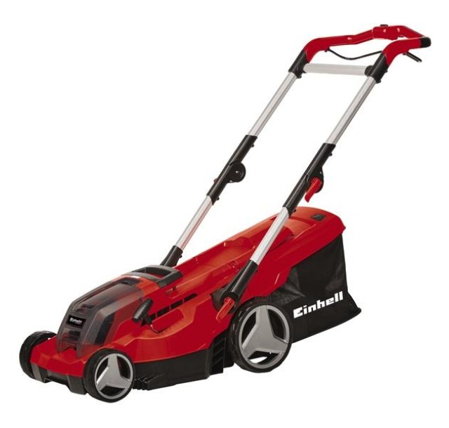 Газонокосарка акумуляторна Einhell PXC GE-CM 36/37 Li 36В(18+18) 37см 45л 25-75мм 14.3кг (без АКБ та ЗП)