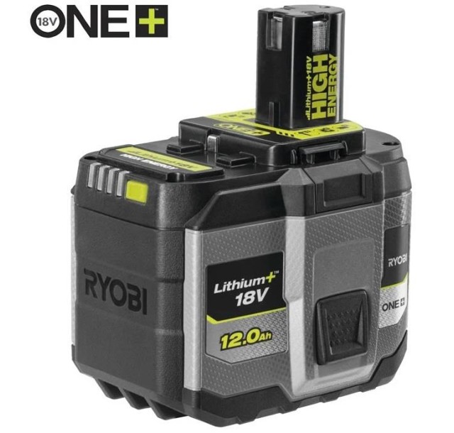 Акумулятор Ryobi ONE+ RB18120T High Energy Lithium+ 18В 12А·год 1.7кг