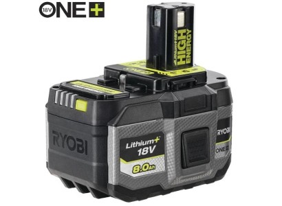 Акумулятор Ryobi ONE+ RB1880T High Energy Lithium+ 18В 8А·год 1.3кг
