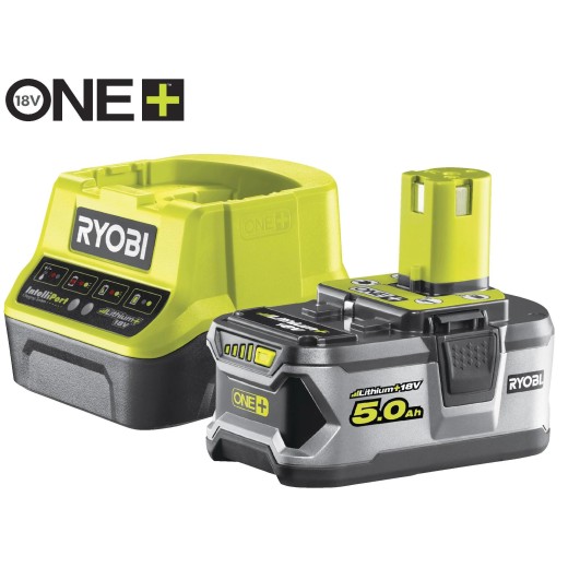 Набір акумулятора та зарядного пристрою Ryobi ONE+ RC18120-150 18В 1х5А·год ЗП 2А