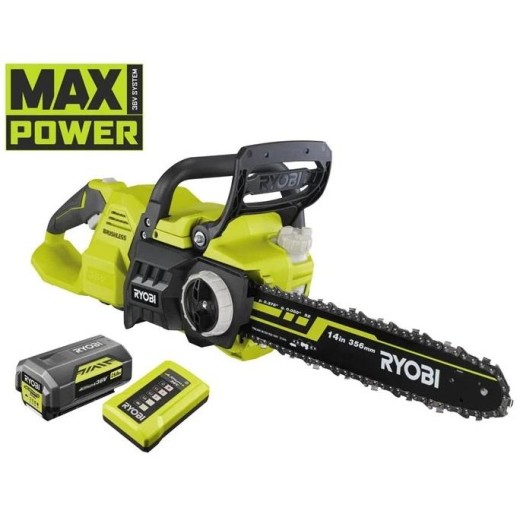 Пила ланцюгова акумуляторна Ryobi Max Power RY36CSX35A-150 36В 35см 1х5А·год ЗП 4кг