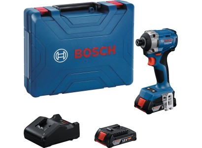 Гвинтоверт ударний акумуляторний Bosch GDR 18V-215 18В АКБ 2х2А·год 3800об·хв 215Нм M6-M16 ЗП GAL18V-20 кейс 1кг
