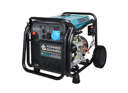 Генератор бензиновий інверторний Konner&Sohnen KS 8100iE ATSR, 230В, 8.5кВт, АВР(ATS), електростартер, 68кг
