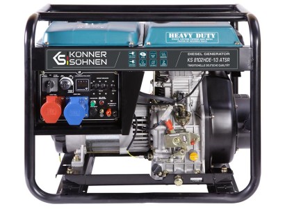 Генератор дизельний Konner&Sohnen KS 8102HDE-1/3 ATSR (EURO II), 230/400В, 5.5/6.5кВт, передстартовий підігрів, 117кг