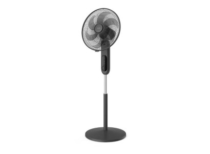 Вентилятор Philips підлоговий Series 1001, 45см, 47Вт, пульт ДК, опора кругла, ароматерапія, чорний