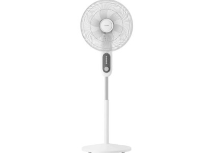 Вентилятор Philips підлоговий Series 1001, 45см, 47Вт, пульт ДК, опора кругла, білий