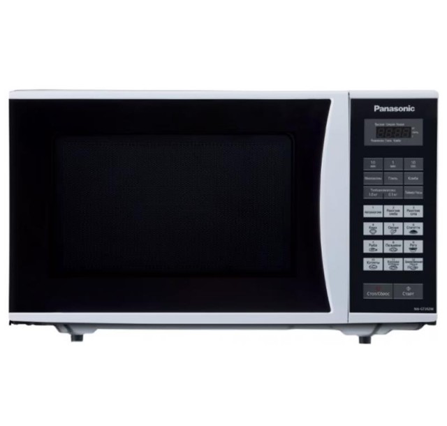 Мікрохвильова піч Panasonic, 23л, 800Вт, дисплей, білий