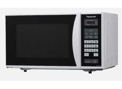 Мікрохвильова піч Panasonic, 25л, 800Вт, дисплей, відкрю ручкою, біло-чорний