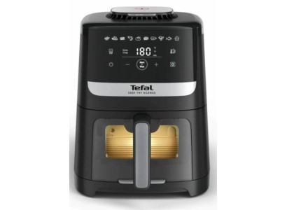Мультипіч Tefal Easy Fry Silence Vision, 1670Вт, чаша-5л, сенсорне керув., 10 програм, з віконцем, пластик, чорний