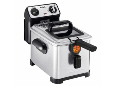 Фритюрниця Tefal Filtra Pro, 2400Вт, ємність-3л, механічне керув., від 150°C до 190°C нержавіюча сталь, чорний