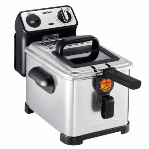 Фритюрниця Tefal Filtra Pro, 2400Вт, ємність-3л, механічне керув., від 150°C до 190°C нержавіюча сталь, чорний