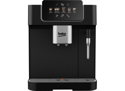 Кавомашина Beko 2.0л, зерно, ручний капучинатор, авторецептів - 5, чорний
