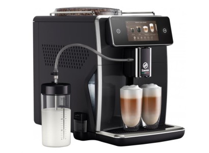 Кавомашина Saeco Xelsis Deluxe 1.7л, зерно + мелена, автомат.капучинатор, авторецептів - 22, чорний