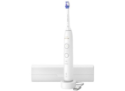 Щітка зубна електр. Philips, Sonicare 6100 Series, 62т. колив/хв, насадок-1, футляр, білий
