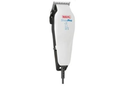 Машинка для стрижки тварин WAHL Show Pro, від мережі, вібраційний мотор, насадок-4, кейс,ножиці, гребінець в компл, сталь, білий